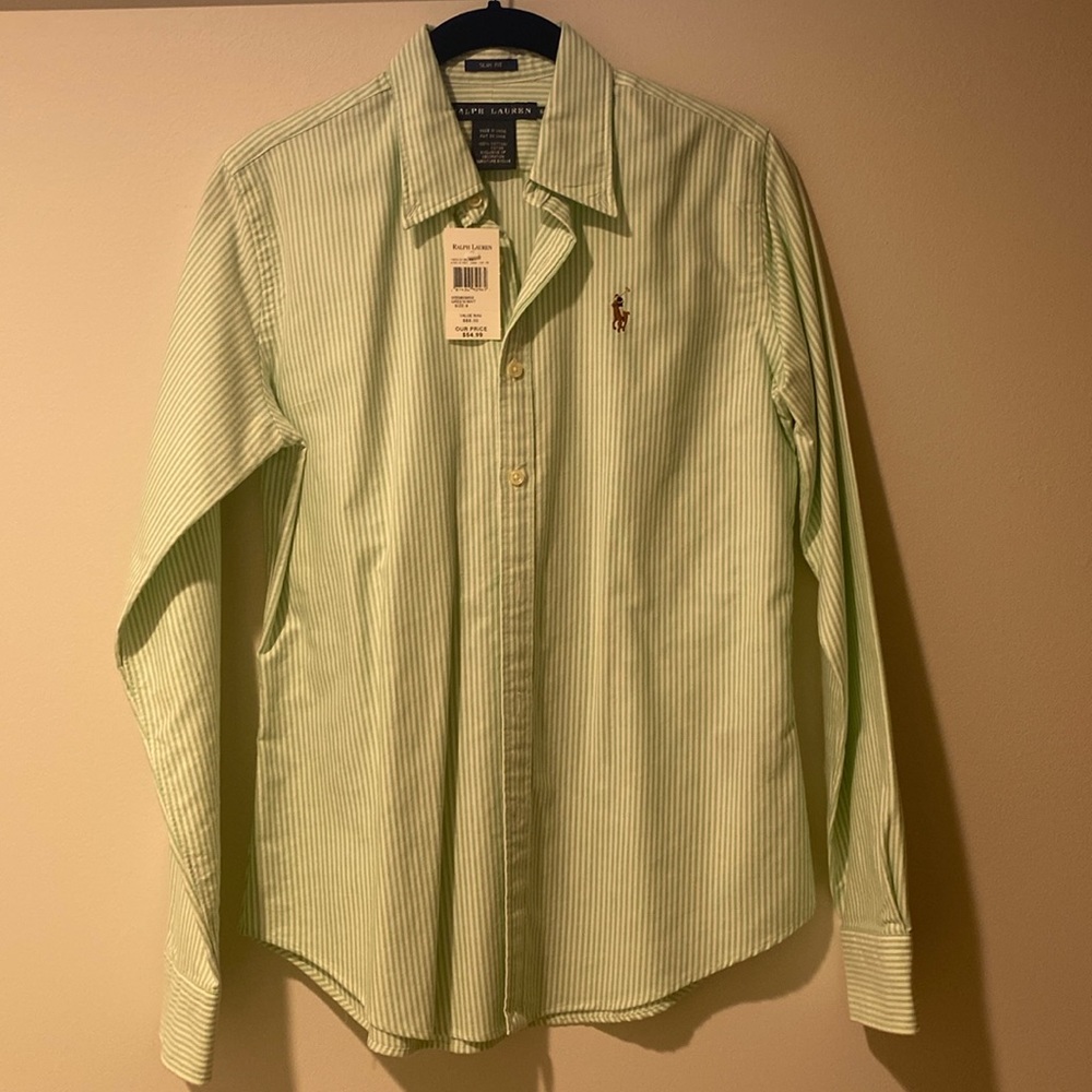 NWT Ralph Lauren Slim Fit Oxford Shirt